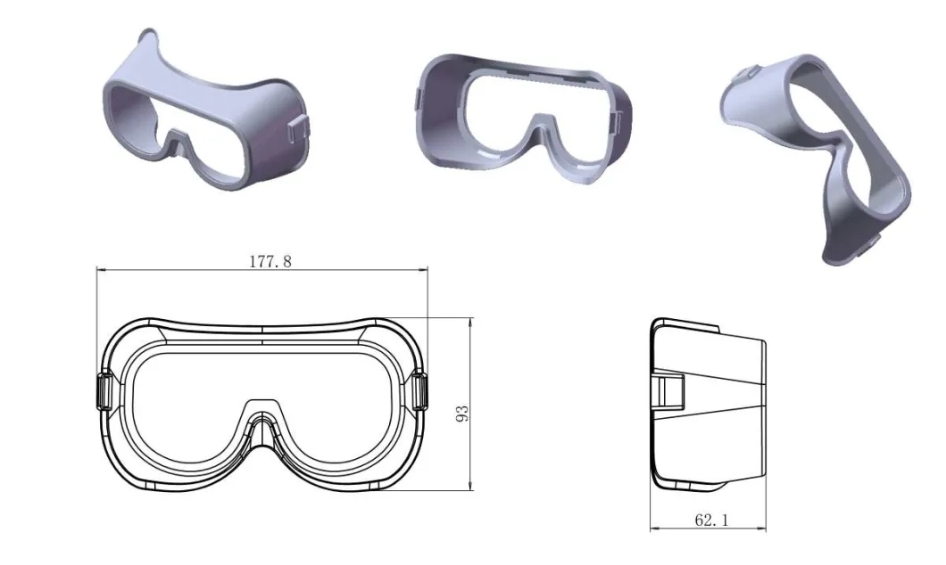Professional Dustproof Eye Protectors Medical Surgical Safety Glasses Goggles 4
